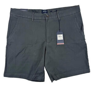 NWT Ben Sherman Men's 38 Waist Regular Fit Stretch Shorts Dark Gray BS15SH342